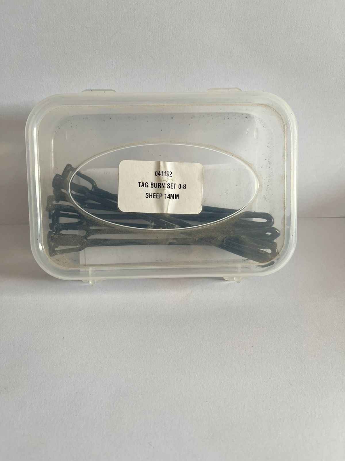 Tag Burn Set Sheep 0-8 14mm