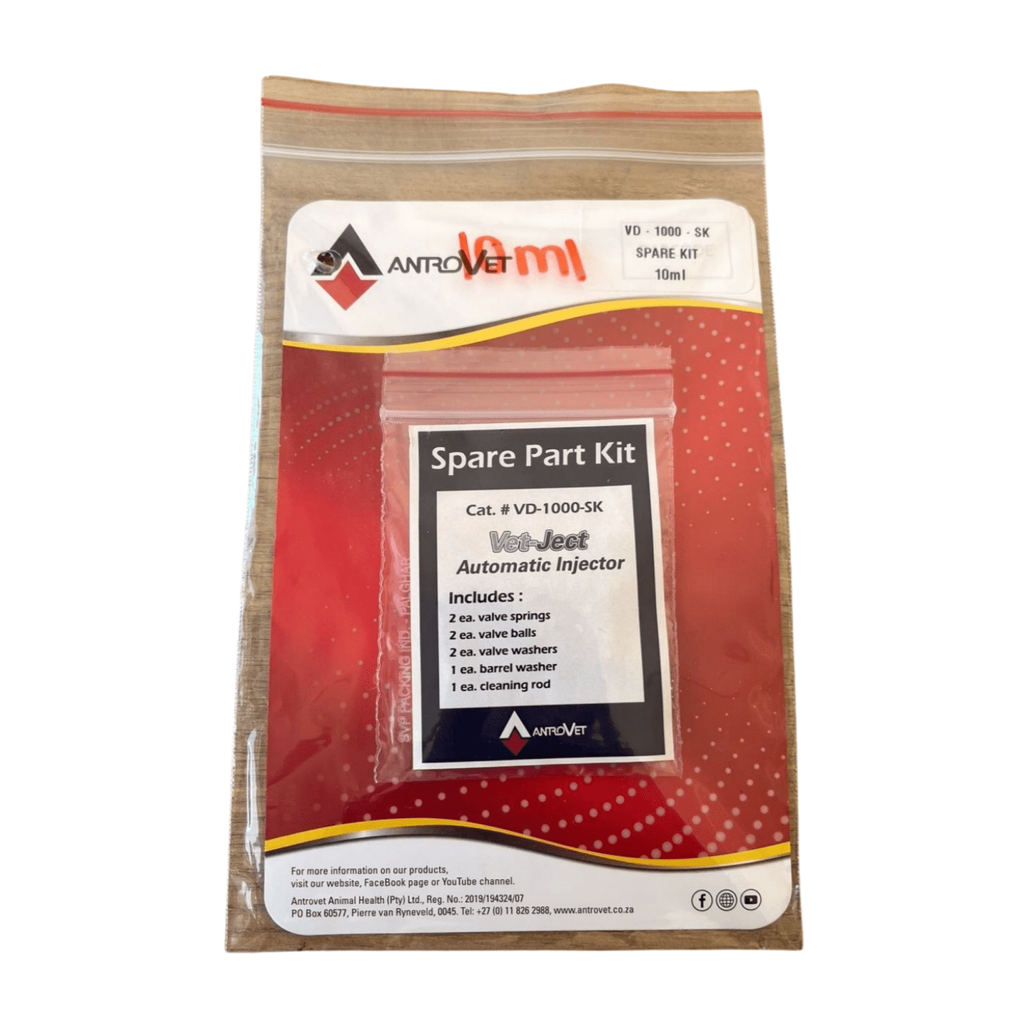 Spare kit - Vetject washer kit - Bovivet Inc - Livestock Health