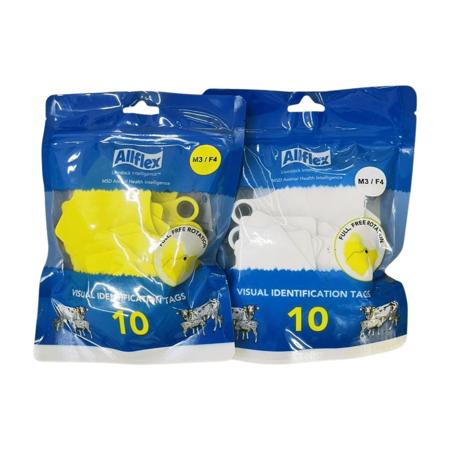 Allflex SEM/MAXI M3/F4 livestock ear tags (10) - Bovivet Inc - Livestock Health