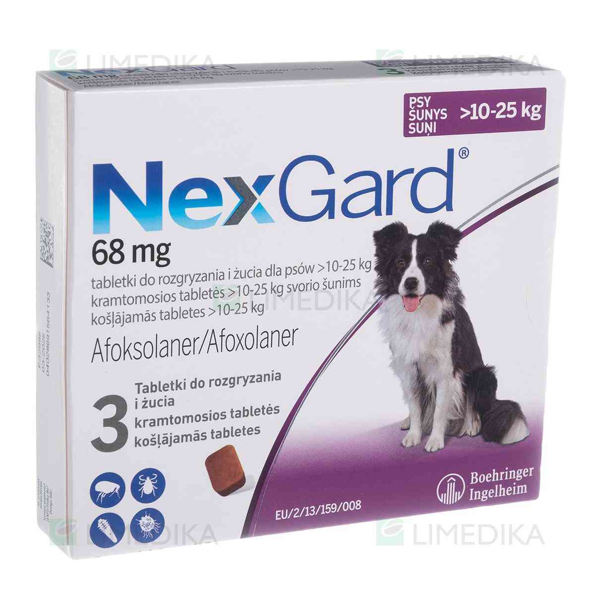 NexGard Chewables Tick & Flea Control for Large Dogs - 3 Tablets