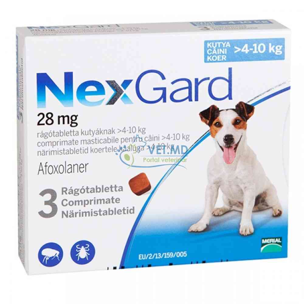 NexGard Chewables Tick & Flea Control for Medium Dogs - 3 Tablets