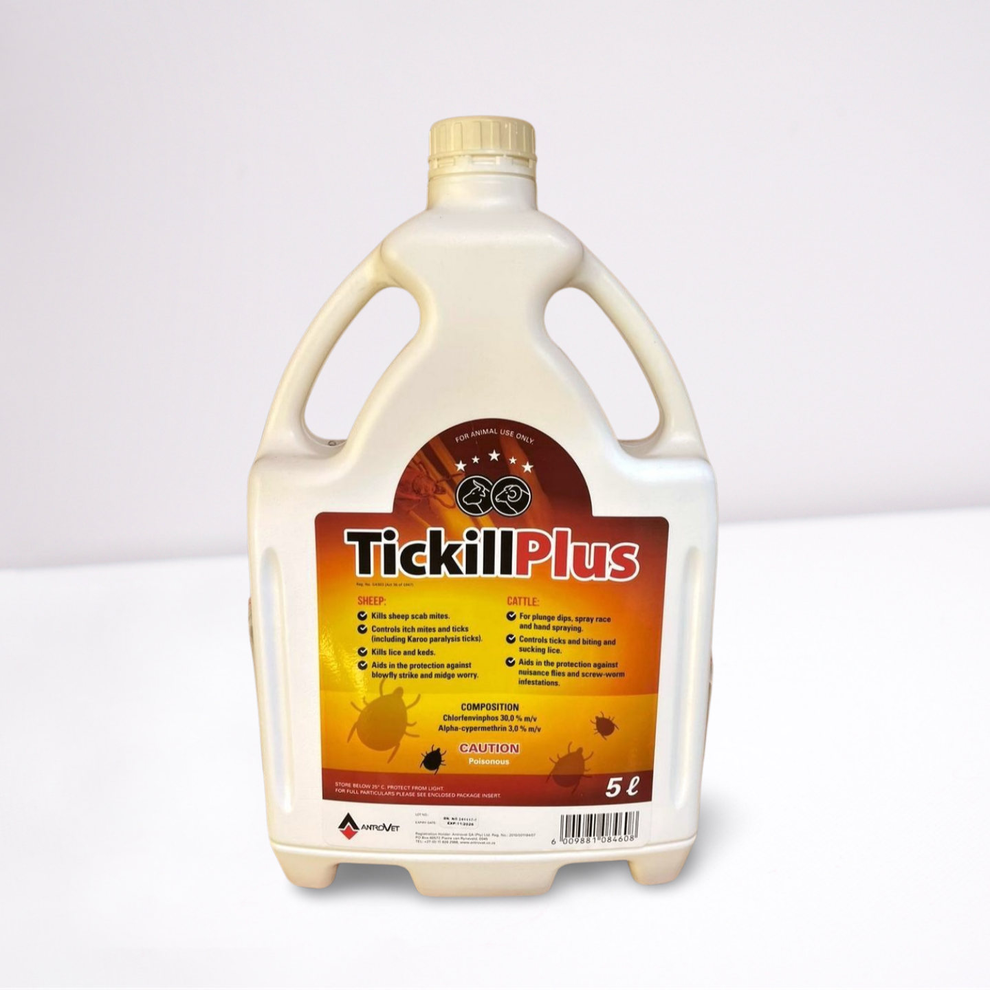 Tickill Plus 5L - Bovivet Inc - Livestock Health