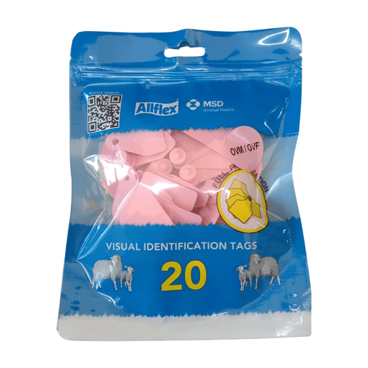 Allflex livestock ear tags OVM/OVF (20) - Sheep & Goats - Bovivet Inc - Livestock Health