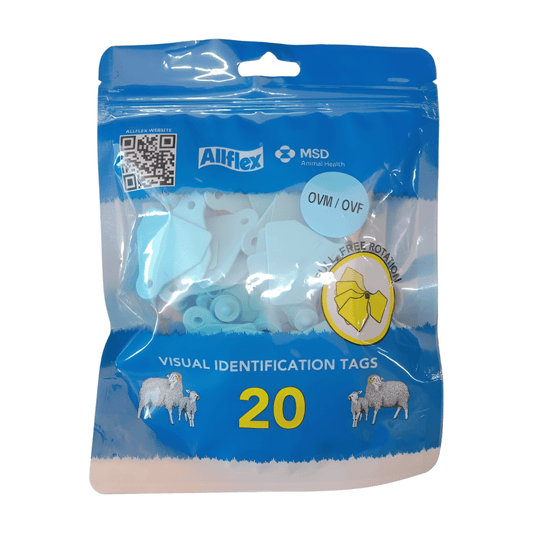 Allflex livestock ear tags OVM/OVF (20) - Sheep & Goats - Bovivet Inc - Livestock Health