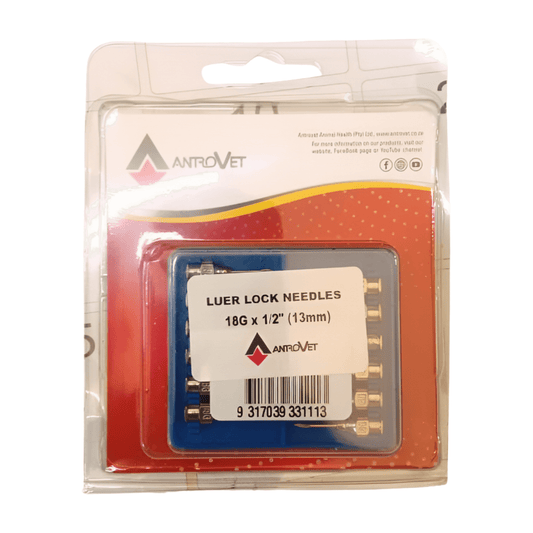Luer Lock Needle (13mm) 12 pack - Bovivet Inc - Livestock Health