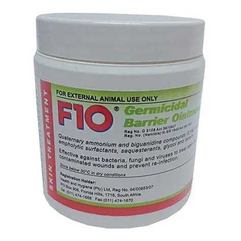 F10 Germ Barrier Ointment 500g - Bovivet Inc - Livestock Health
